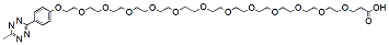 Molecular structure of the compound: Methyltetrazine-PEG12-acid