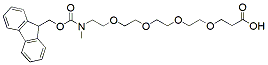 Molecular structure of the compound: Fmoc-NMe-PEG4-acid