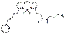 Molecular structure of the compound: BDP 581/591 azide