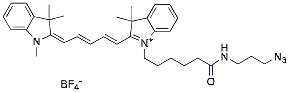 Molecular structure of the compound: Cy5 Azide