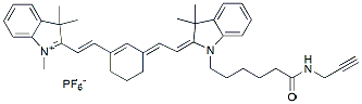 Molecular structure of the compound: Cy7 alkyne