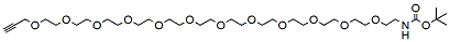 Molecular structure of the compound: t-Boc-N-Amido-PEG12-propargyl