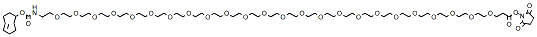 Molecular structure of the compound: TCO-PEG24-NHS ester
