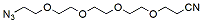 Molecular structure of the compound: Azido-PEG4-nitrile