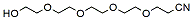 Molecular structure of the compound: Hydroxy-PEG4-nitrile