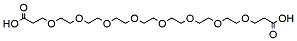 Molecular structure of the compound: Bis-PEG8-acid