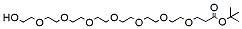 Molecular structure of the compound: Hydroxy-PEG7-t-butyl ester