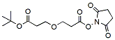 Molecular structure of the compound: t-Butoxycarbonyl-PEG1-NHS ester