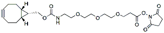 Molecular structure of the compound: endo-BCN-PEG3-NHS ester