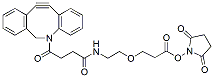Molecular structure of the compound: DBCO-PEG1-NHS ester
