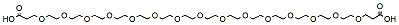 Molecular structure of the compound: Bis-PEG15-acid