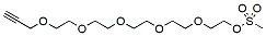 Molecular structure of the compound: Propargyl-PEG6-Ms