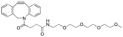 Molecular structure of the compound: m-PEG4-DBCO