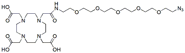 Molecular structure of the compound: DOTA-PEG5-azide