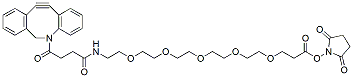 Molecular structure of the compound: DBCO-PEG5-NHS ester