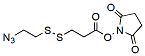 Molecular structure of the compound: Azidoethyl-SS-propionic NHS ester