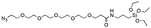 Molecular structure of the compound: Azido-PEG5-triethoxysilane