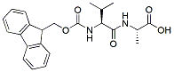 Molecular structure of the compound: Fmoc-Val-Ala-OH