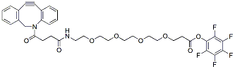 Molecular structure of the compound: DBCO-PEG4-PFP ester