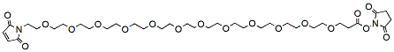 Molecular structure of the compound: Mal-PEG12-NHS ester