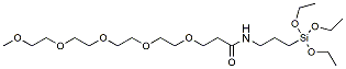 Molecular structure of the compound: m-PEG5-triethoxysilane