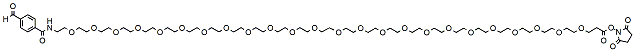 Molecular structure of the compound: Ald-Ph-PEG24-NHS ester