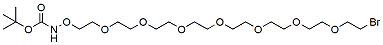 Molecular structure of the compound: t-Boc-Aminooxy-PEG7-bromide