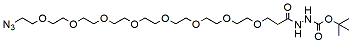 Molecular structure of the compound: Azido-PEG8-t-Boc-hydrazide