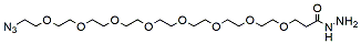 Molecular structure of the compound: Azido-PEG8-hydrazide HCl Salt