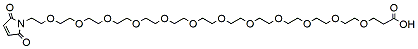 Molecular structure of the compound: Mal-PEG12-acid