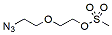 Molecular structure of the compound: Azide-PEG2-Ms