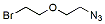 Molecular structure of the compound: Bromo-PEG1-azide