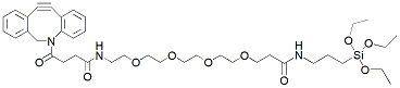 Molecular structure of the compound: DBCO-PEG4-triethoxysilane