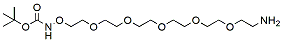 Molecular structure of the compound: t-Boc-Aminooxy-PEG5-amine