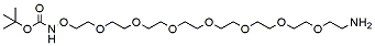 Molecular structure of the compound: t-Boc-Aminooxy-PEG7-amine