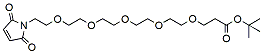 Molecular structure of the compound: Mal-PEG5-t-butyl ester