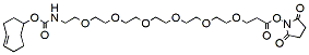 Molecular structure of the compound: TCO-PEG6-NHS ester