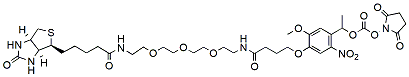 Molecular structure of the compound: PC Biotin-PEG3-NHS carbonate ester