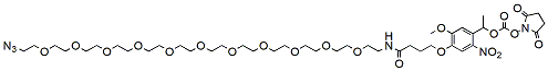Molecular structure of the compound: PC Azido-PEG11-NHS carbonate ester