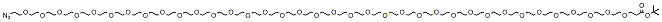 Molecular structure of the compound: Azido-PEG36-t-butyl ester