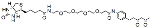 Molecular structure of the compound: Diketone-PEG4-Biotin