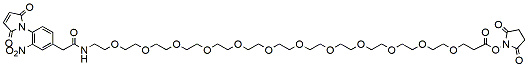 Molecular structure of the compound: Mal-NO2-Ph-PEG12-NHS