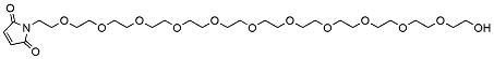 Molecular structure of the compound: Mal-PEG12-alcohol