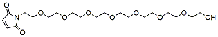 Molecular structure of the compound: Mal-PEG8-alcohol