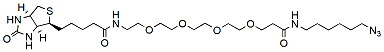 Molecular structure of the compound: Biotin-Azide