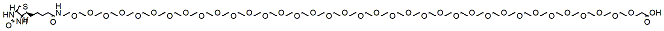 Molecular structure of the compound: Biotin-PEG36-acid
