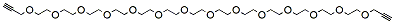 Molecular structure of the compound: Bis-propargyl-PEG14