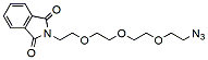 Molecular structure of the compound: Phthalamide-PEG3-azide