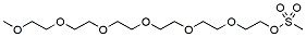 Molecular structure of the compound: m-PEG7-Ms