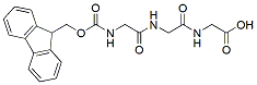 Molecular structure of the compound: Fmoc-Gly-Gly-Gly-OH